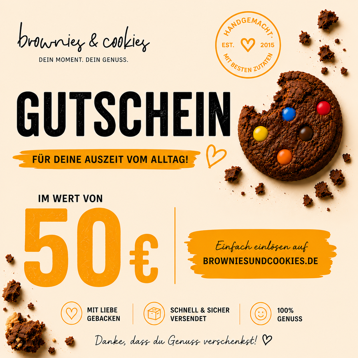 GUTSCHEIN FÜR DEN ONLINESHOP!